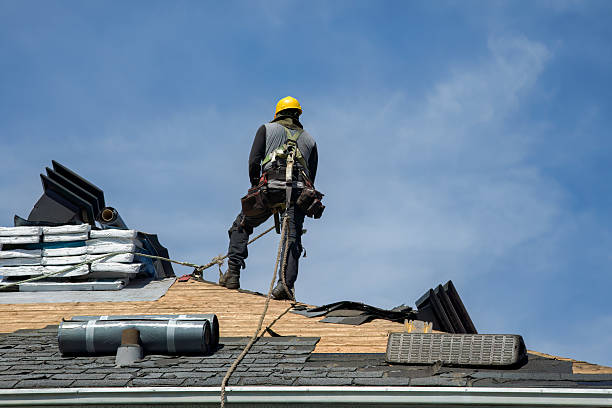 Professional Storm Damage Roof Repair technician working in Indian Rocks Beach, FL